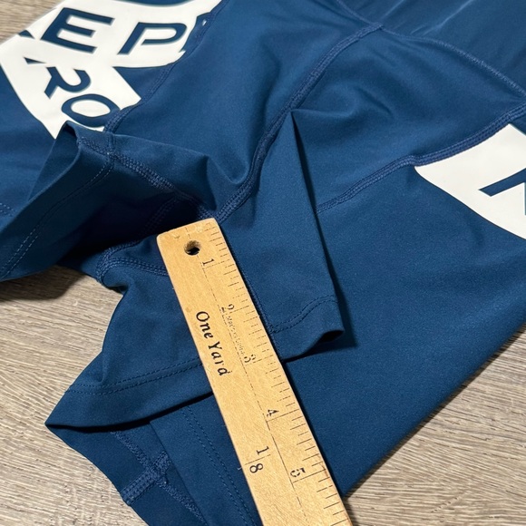 NIKE PRO Women's navy blue spandex compression shorts small - Picture 6 of 6